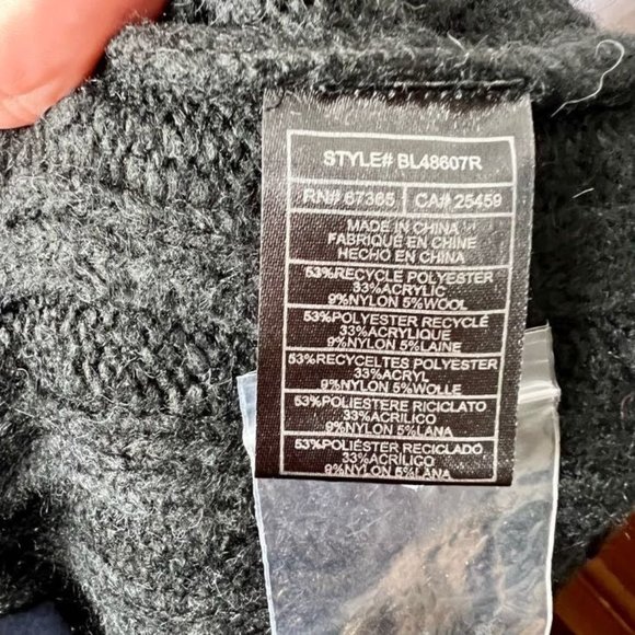 BB Dakota Steve Madden Black V-Neck Wool Blend Sweater Women's Size X-Small XS - Picture 6 of 7